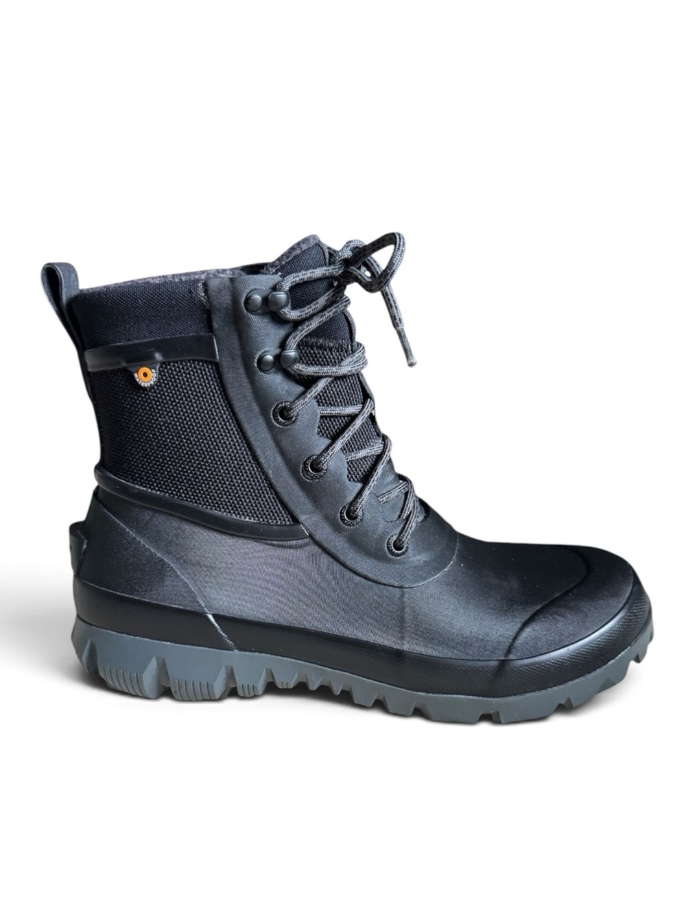 BOGS Arcata Lace Waterproof Insulated Winter Snow Boots Black Men’s Size 10